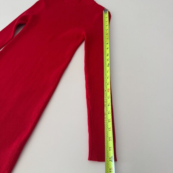 Commense Mock Neck Pleated Panel Sweater Dress NWT, Size S - Picture 12 of 17